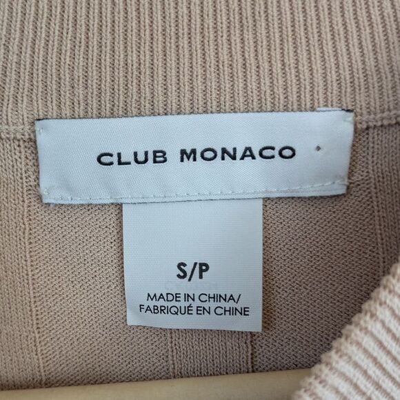 Club Monaco Keisa Sweater Beige Oatmeal Offwhite S Small - Picture 7 of 10